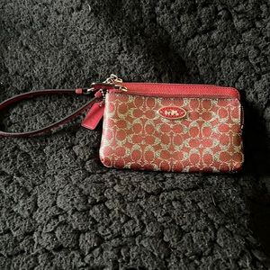Red Coach wallet